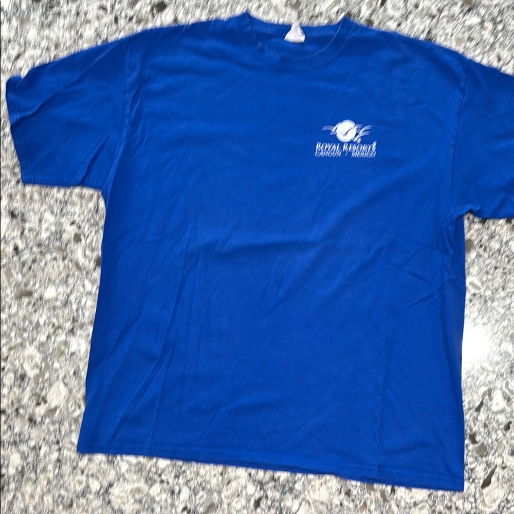Royal Resorts Men’s Logo Blue Tee